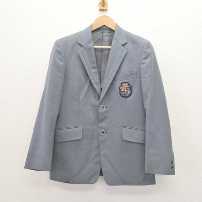 【中古】滋賀県 立命館守山中学校・高等学校 男子制服 3点 (ブレザー・シャツ) sf066026