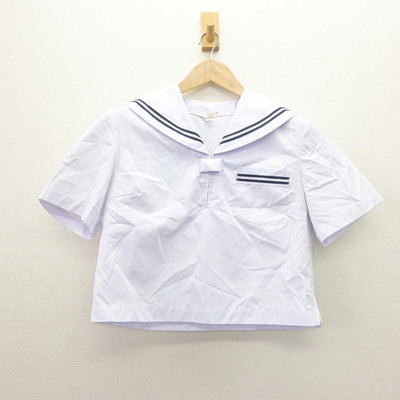 【中古】広島県 久保中学校 女子制服 2点 (セーラー服・スカート) sf066028