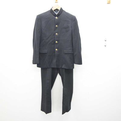 【中古】広島県 尾道市立久保中学校 男子制服 3点 (学ラン・ズボン) sf066030