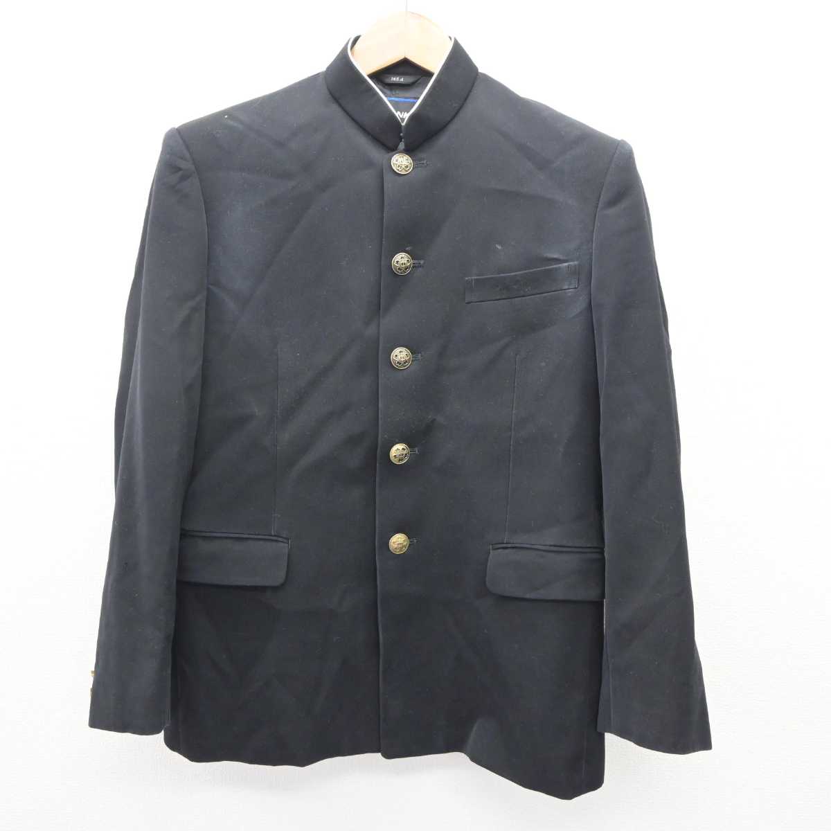 【中古】広島県 尾道市立久保中学校 男子制服 3点 (学ラン・ズボン) sf066030