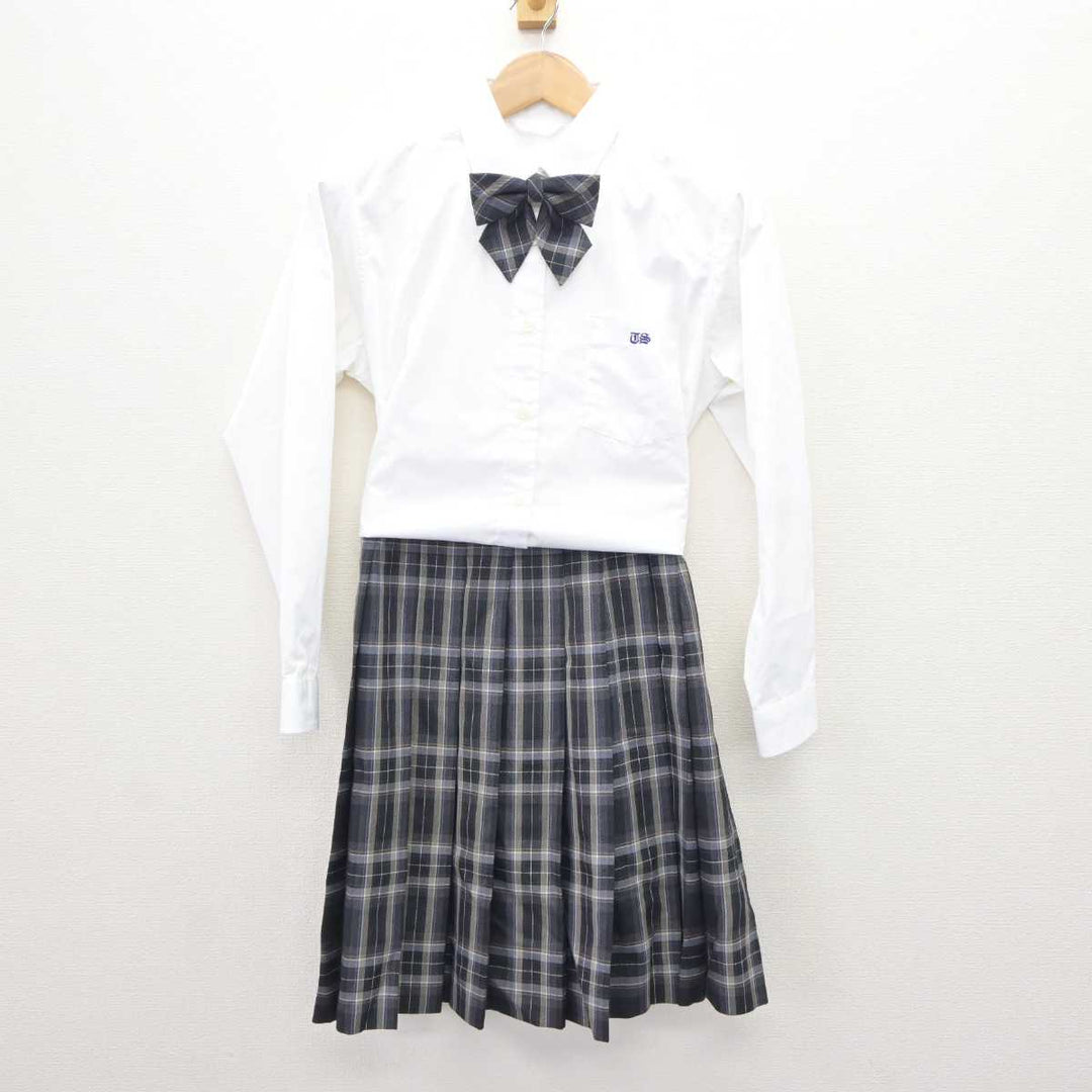 中古】栃木県 栃木翔南高等学校 女子制服 4点 (ブレザー・シャツ