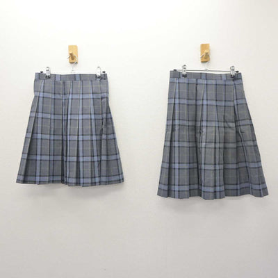 【中古】茨城県 常陸大宮市立明峰中学校 女子制服 2点 (スカート・スカート) sf066040