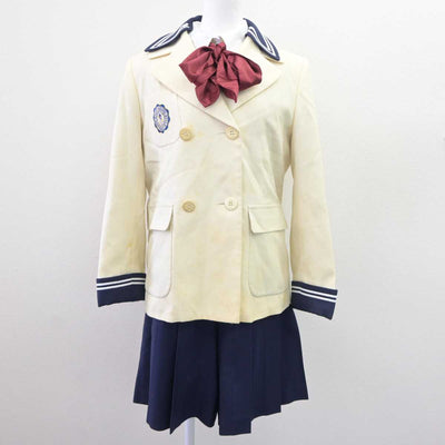 【中古】三重県 日生学園第一高等学校/旧制服 女子制服 4点 (ブレザー・シャツ・スカート) sf066065