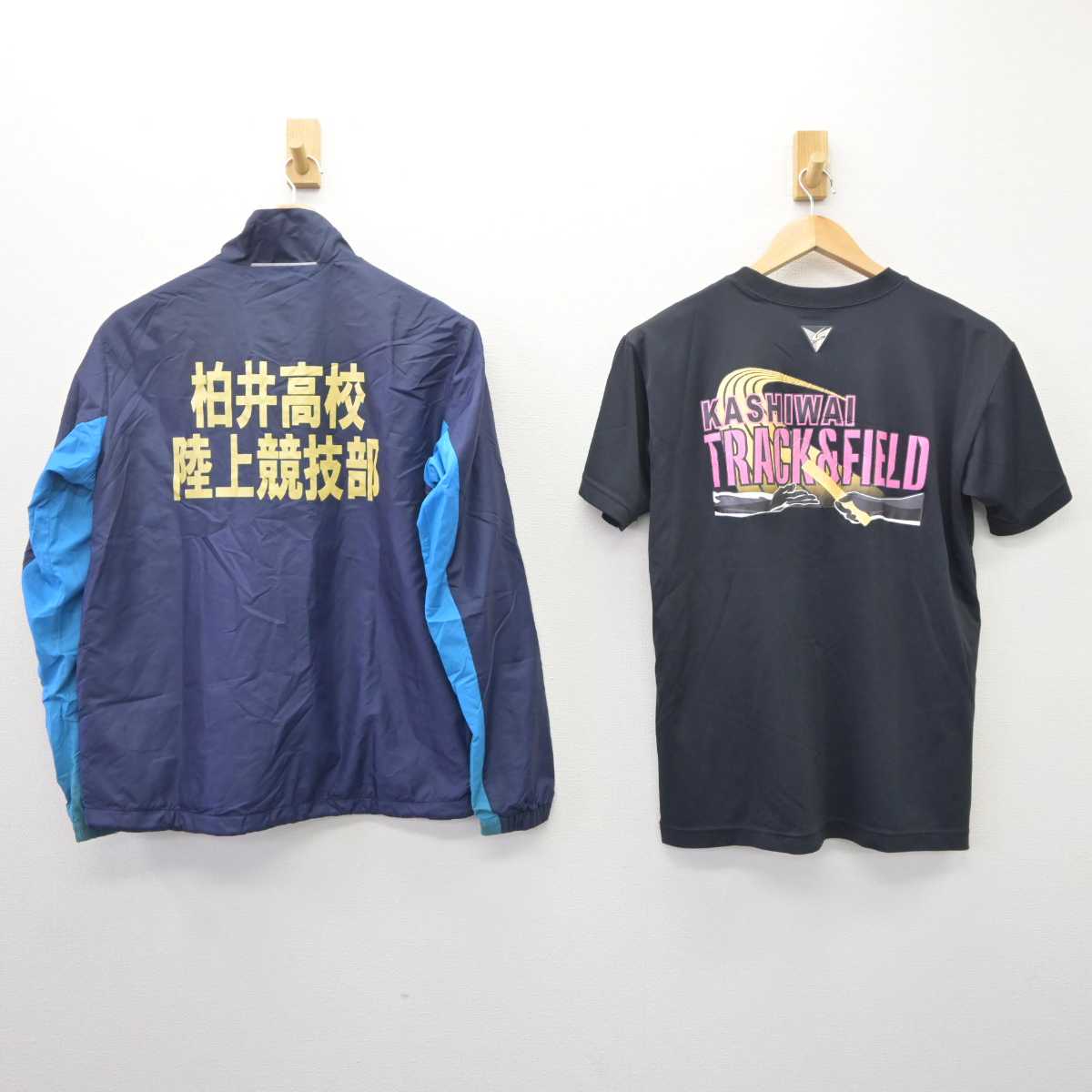 【中古】千葉県 柏井高等学校/陸上部 女子制服 2点 (部活ユニフォーム 上・シャツ) sf066074