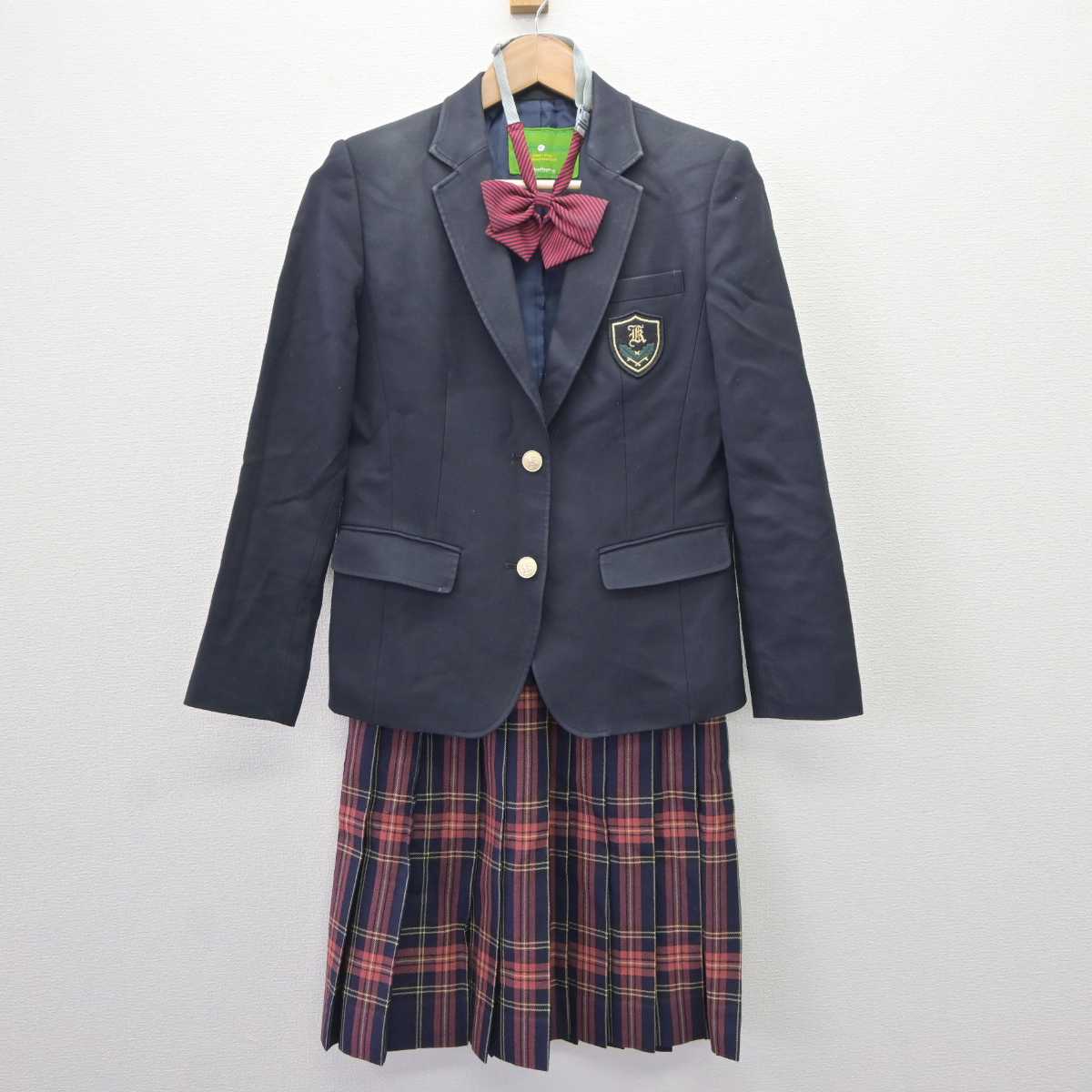 【中古】千葉県 柏井高等学校 女子制服 3点 (ブレザー・スカート) sf066076