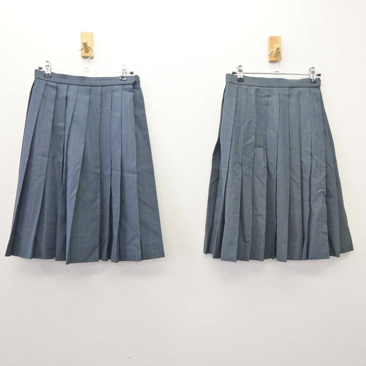 【中古】千葉県 柏井高等学校 女子制服 2点 (スカート・スカート) sf066077