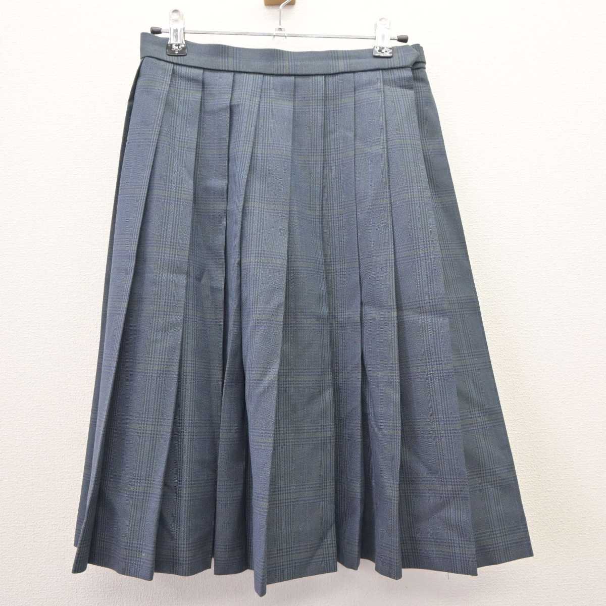 【中古】千葉県 柏井高等学校 女子制服 2点 (スカート・スカート) sf066077