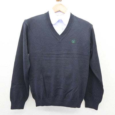 【中古】北海道 札幌第一高等学校 女子制服 3点 (ニット・シャツ) sf066083