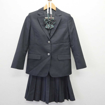 【中古】神奈川県 中川中学校 女子制服 5点 (ブレザー・スカート・スカート) sf066089