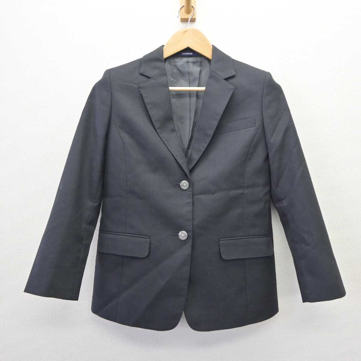 【中古】神奈川県 中川中学校 女子制服 5点 (ブレザー・スカート・スカート) sf066089