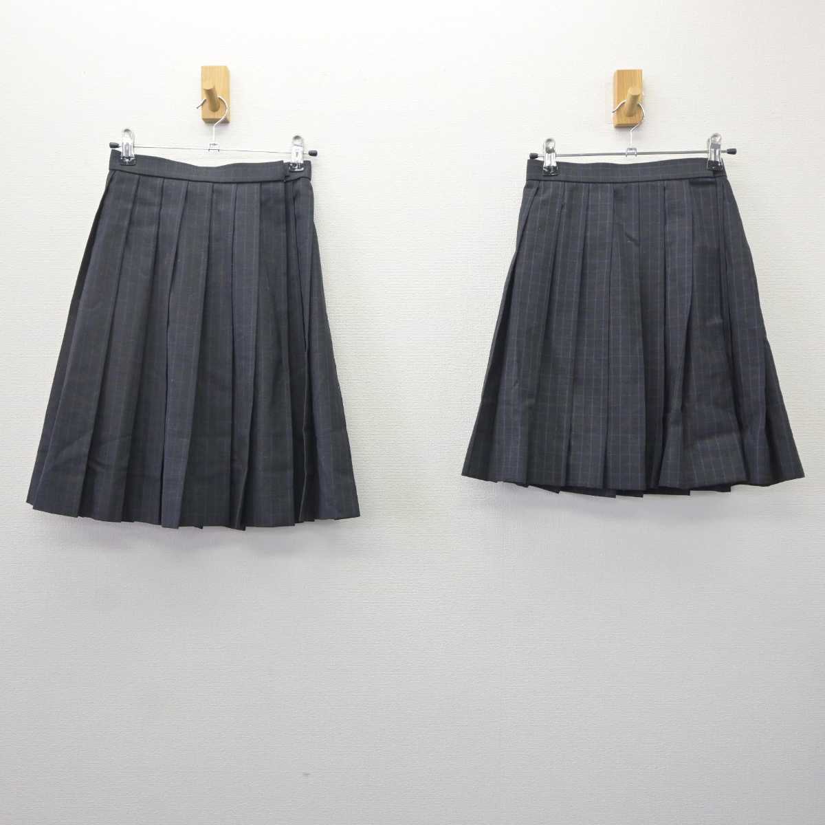 【中古】神奈川県 中川中学校 女子制服 5点 (ブレザー・スカート・スカート) sf066089