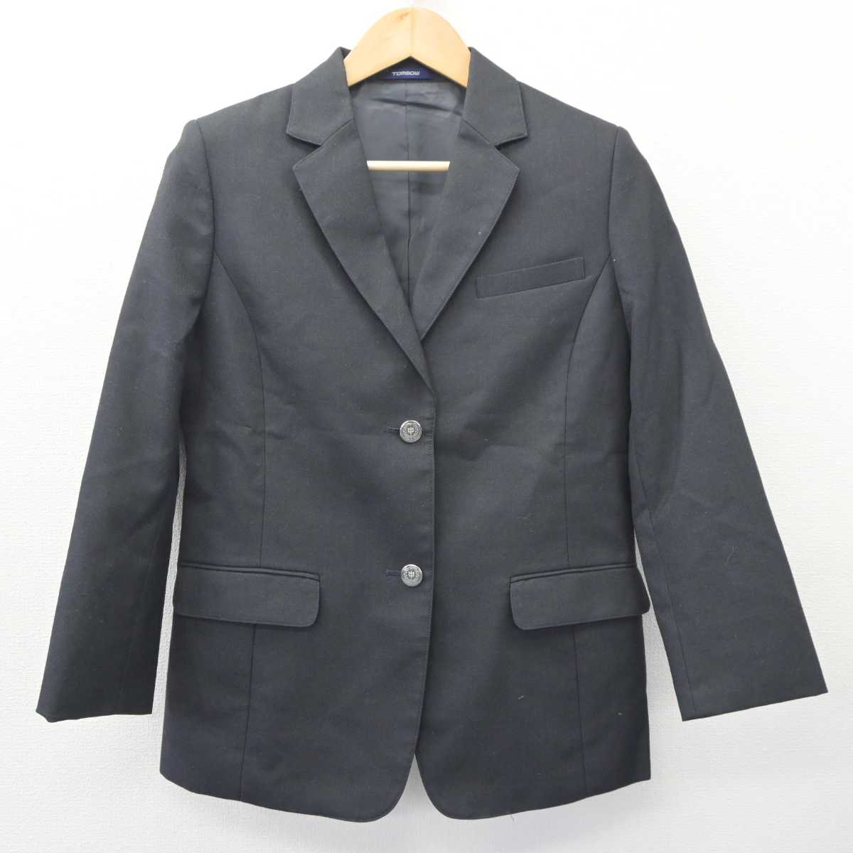 【中古】神奈川県 中川中学校 女子制服 4点 (ブレザー・スカート) sf066090