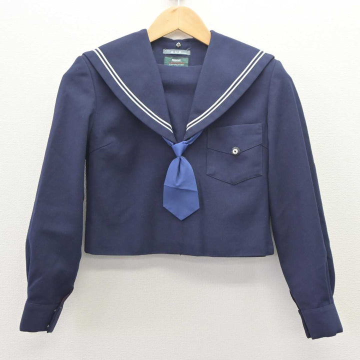 中古】大阪府 白鷺中学校 女子制服 2点 (セーラー服) sf066098