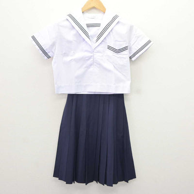 【中古】大阪府 清水谷高等学校 女子制服 3点 (セーラー服・スカート) sf066100