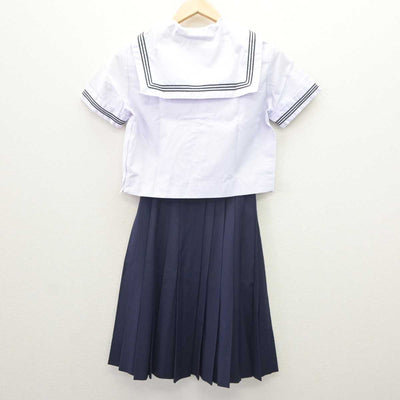 【中古】大阪府 清水谷高等学校 女子制服 3点 (セーラー服・スカート) sf066100