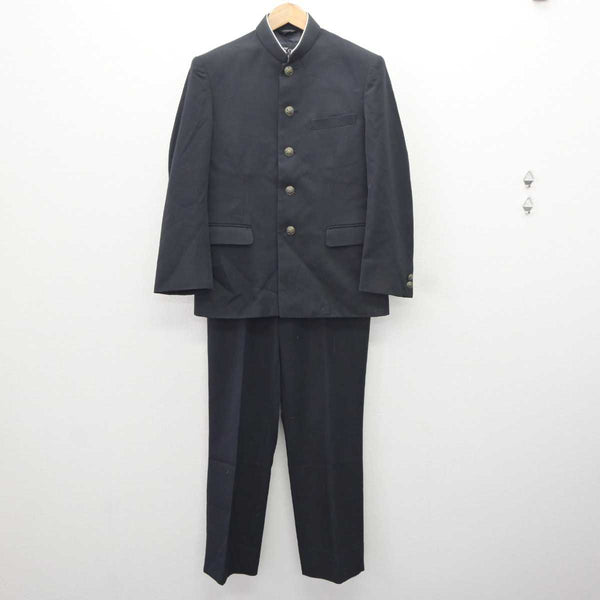 中古】茨城県 八郷中学校 男子制服 3点 (学ラン・ズボン) sf066105  