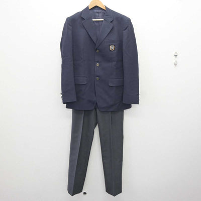 【中古】埼玉県 栄北高等学校 男子制服 3点 (ブレザー・ズボン) sf066106