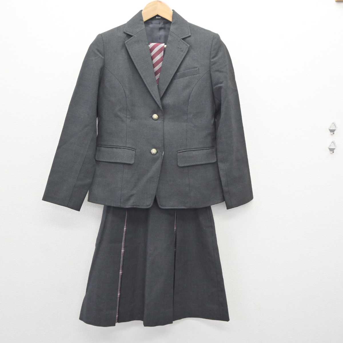 【中古】埼玉県 昌平中学校･高等学校 女子制服 4点 (ブレザー・スカート) sf066107