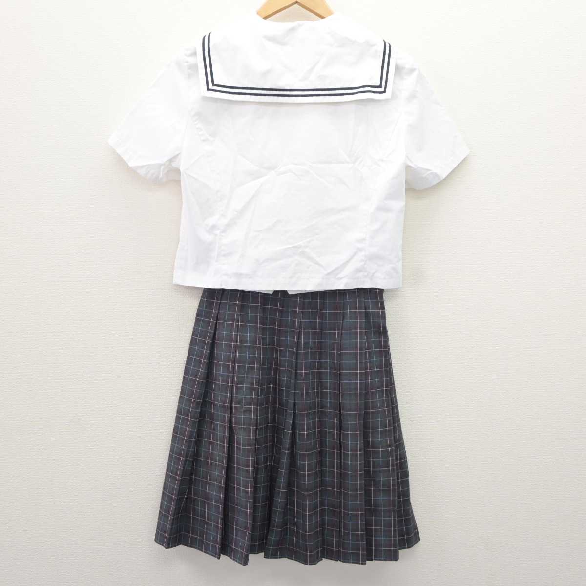 【中古】東京都 桐ケ丘中学校 女子制服 2点 (セーラー服・スカート) sf066111