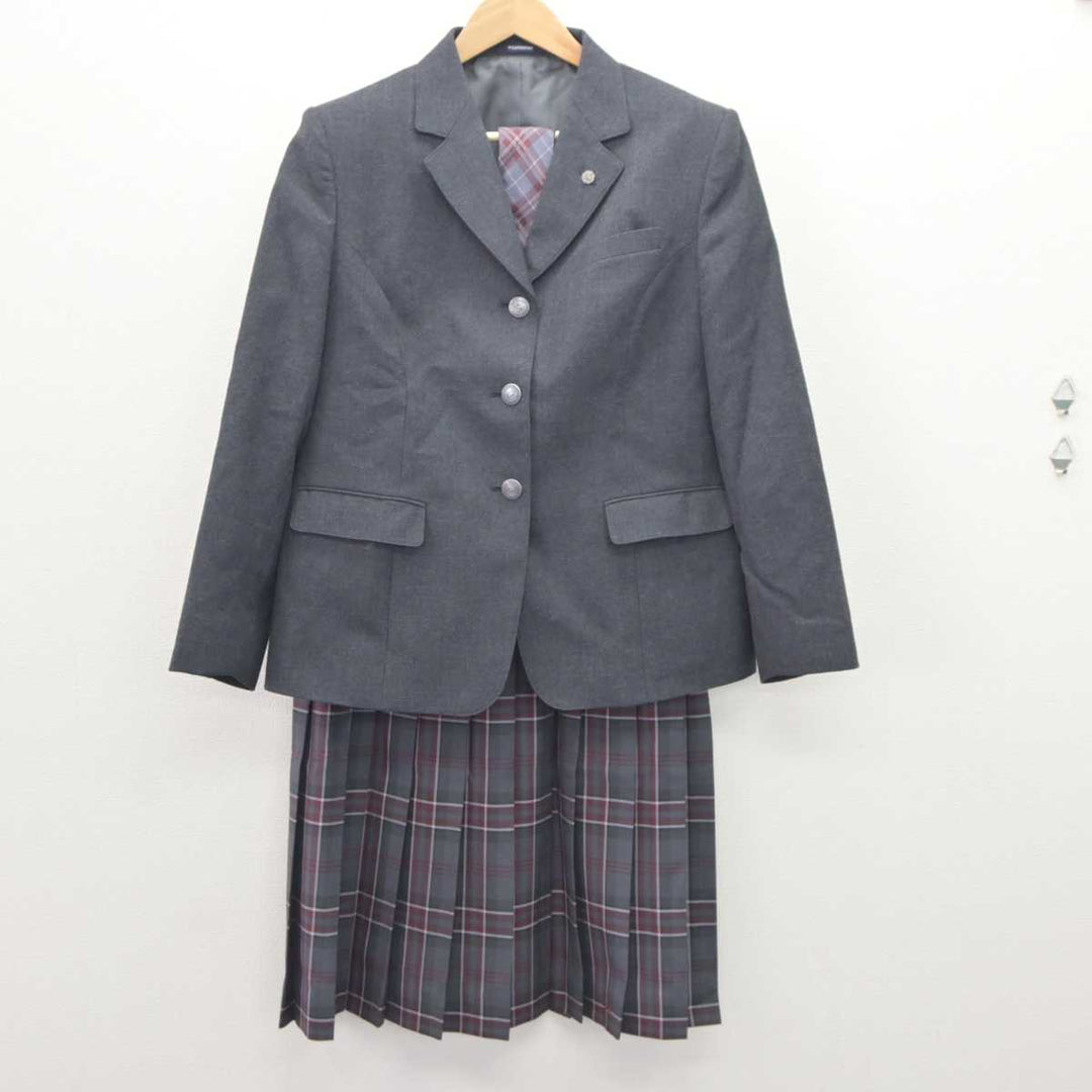 【中古】埼玉県 鳩ヶ谷高等学校 女子制服 4点 (ブレザー・スカート) sf066112