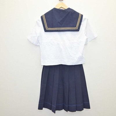 【中古】千葉県 鎌ヶ谷西高等学校 女子制服 3点 (セーラー服・スカート) sf066128