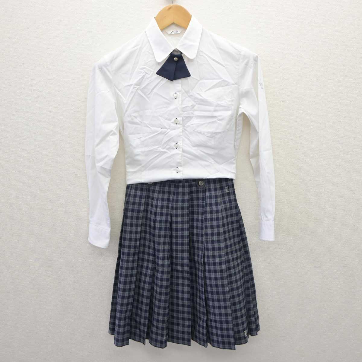 【中古】三重県 四日市四郷高等学校 女子制服 4点 (ブレザー・シャツ・スカート) sf066132