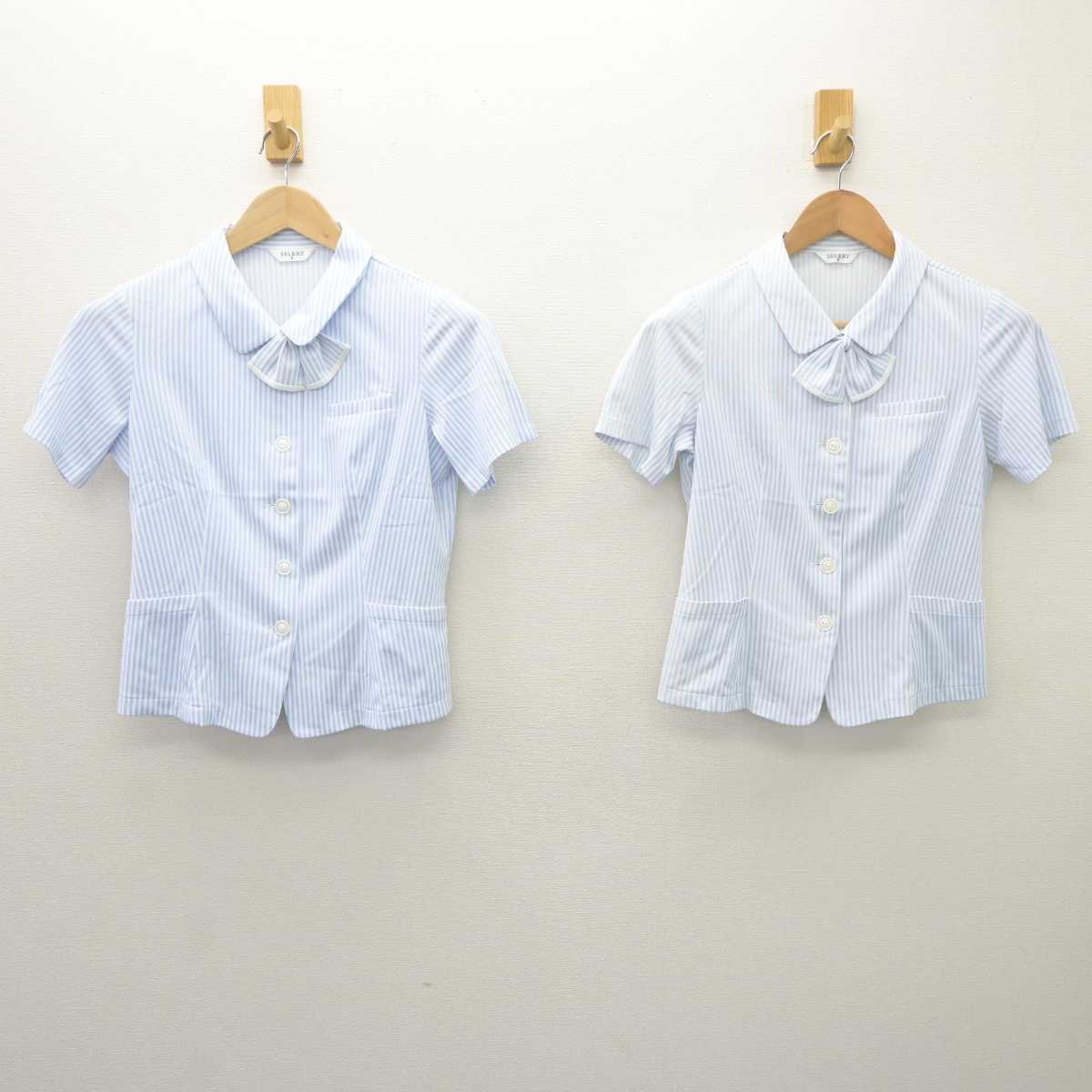 【中古】 事務服 女子制服 4点 (ブラウス) sf066148