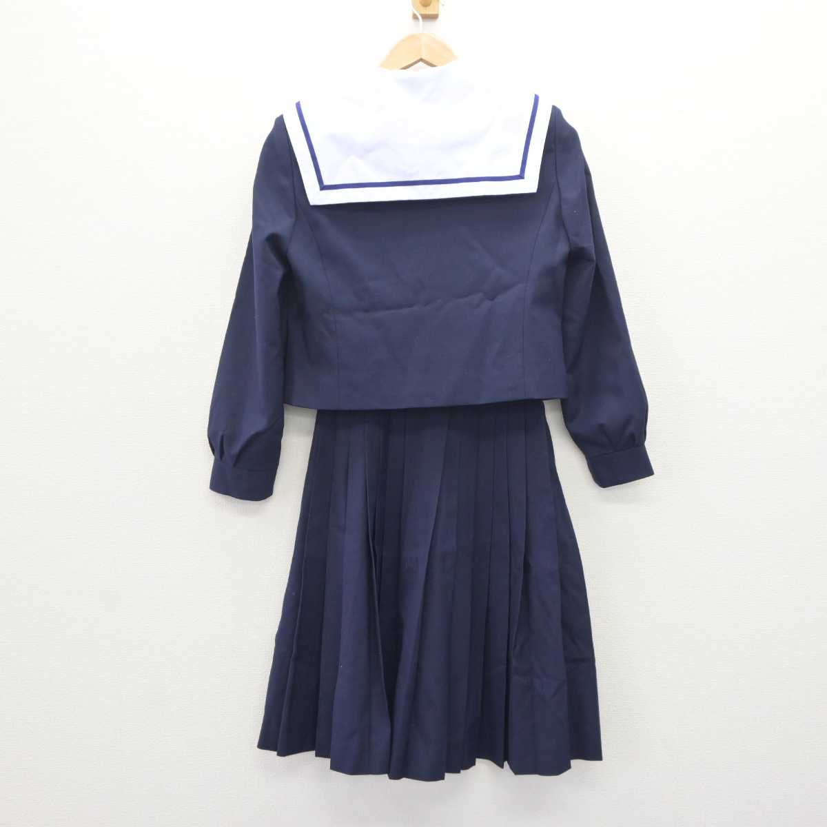 【中古】愛知県 東星中学校 女子制服 3点 (セーラー服・スカート) sf066155