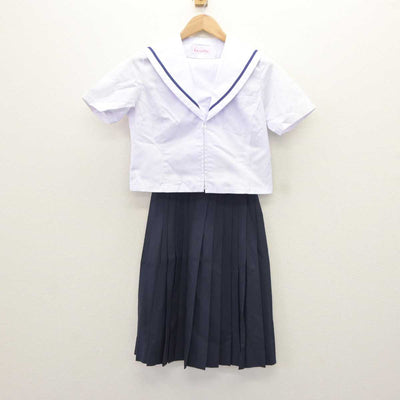 【中古】愛知県 東星中学校 女子制服 2点 (セーラー服・スカート) sf066156