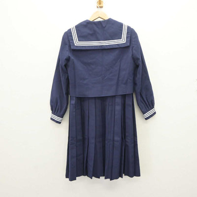 【中古】熊本県 鏡中学校 女子制服 3点 (セーラー服・ジャンパースカート) sf066158