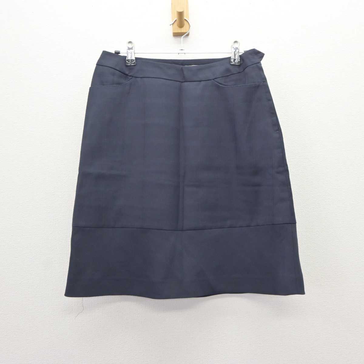 【中古】 事務服 女子制服 2点 (ベスト・スカート) sf066159