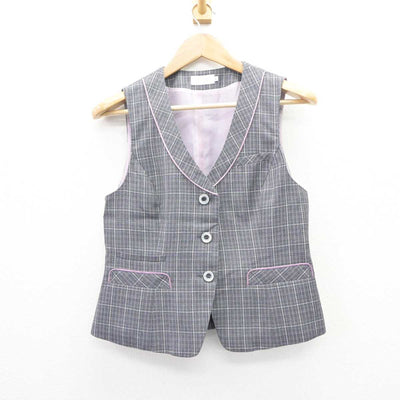 【中古】 事務服 女子制服 2点 (ベスト・スカート) sf066160