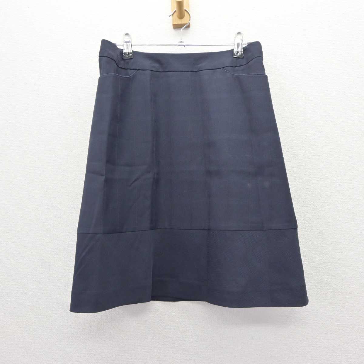 【中古】 事務服 女子制服 2点 (ベスト・スカート) sf066160