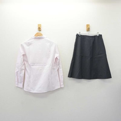 【中古】 事務服 女子制服 3点 (シャツ・スカート) sf066165