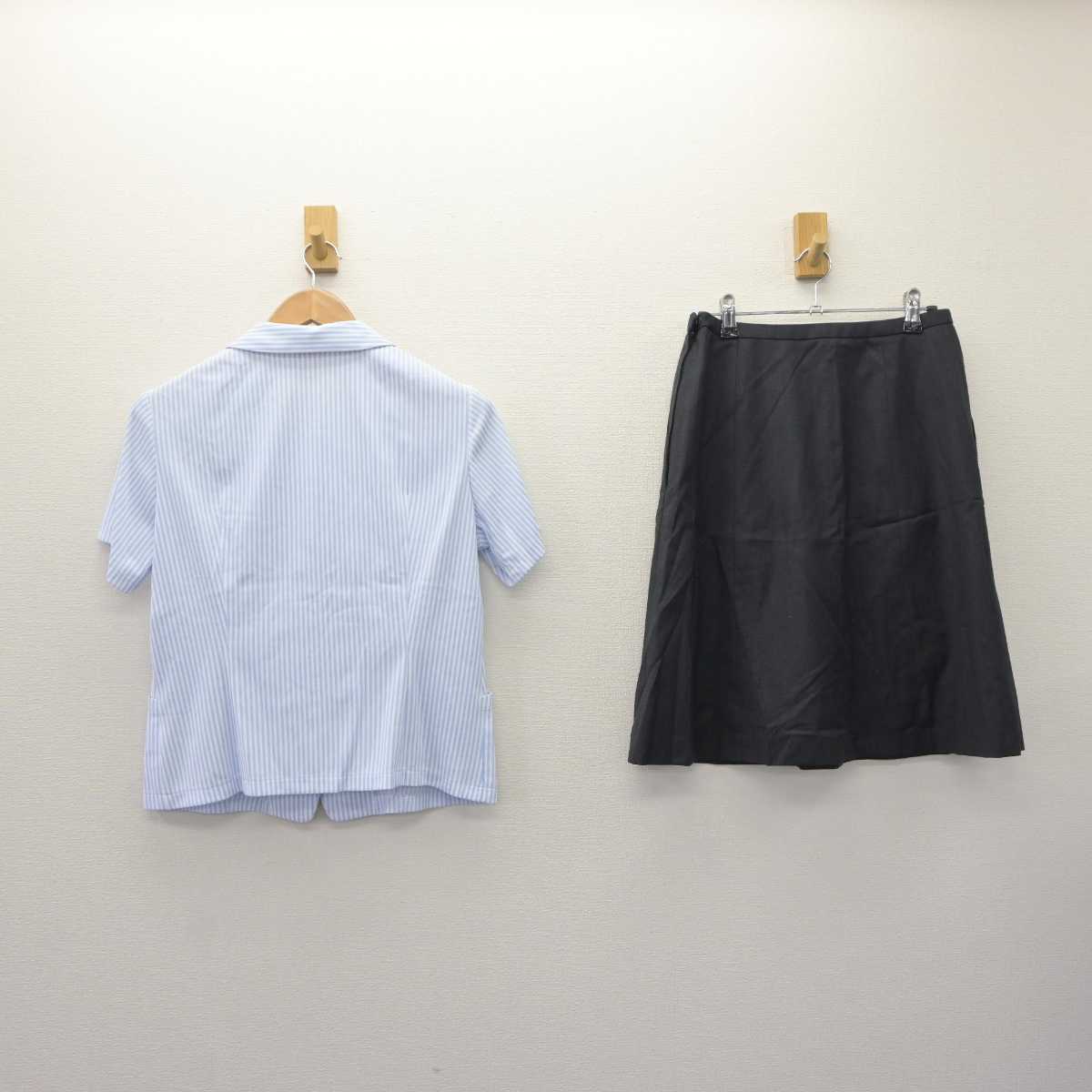 【中古】 事務服 女子制服 3点 (シャツ・スカート) sf066166