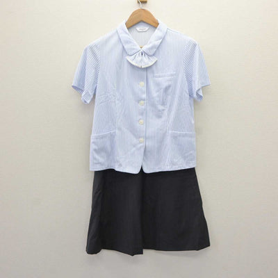 【中古】 事務服 女子制服 5点 (シャツ・スカート) sf066167