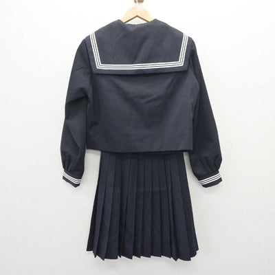 【中古】三重県 多気中学校 女子制服 3点 (セーラー服・スカート) sf066170