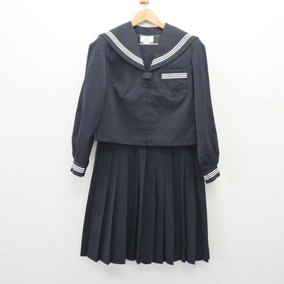 【中古】三重県 多気中学校 女子制服 2点 (セーラー服・スカート) sf066171