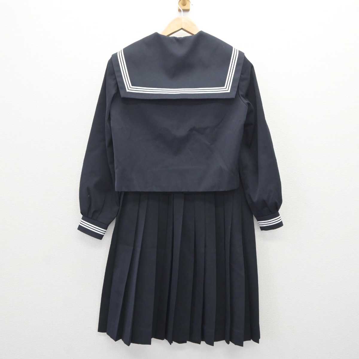 【中古】三重県 多気中学校 女子制服 2点 (セーラー服・スカート) sf066171