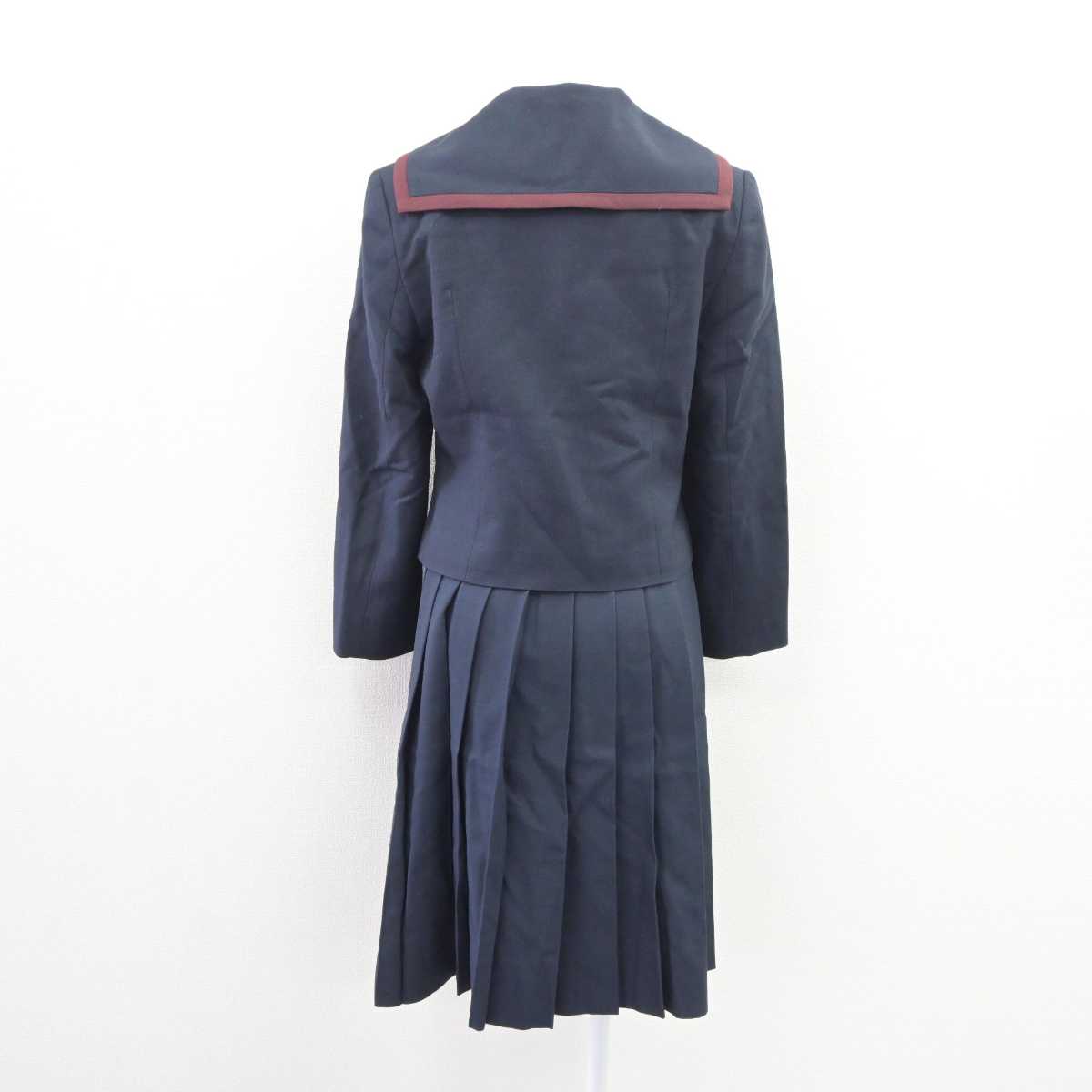 【中古】大阪府 履正社高等学校 女子制服 3点 (セーラー服・スカート) sf066174