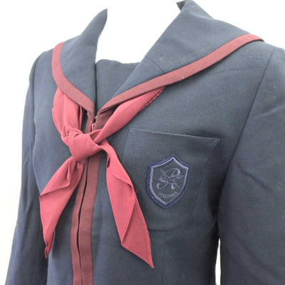 【中古】大阪府 履正社高等学校 女子制服 3点 (セーラー服・スカート) sf066174