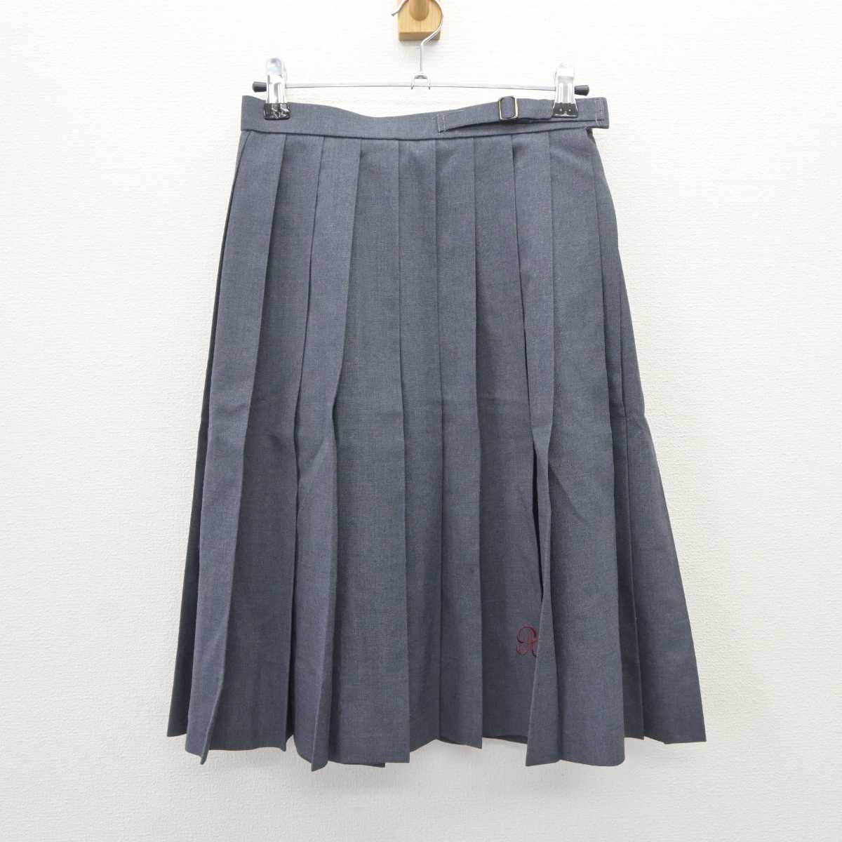 【中古】大阪府 履正社高等学校 女子制服 3点 (シャツ・スカート) sf066180