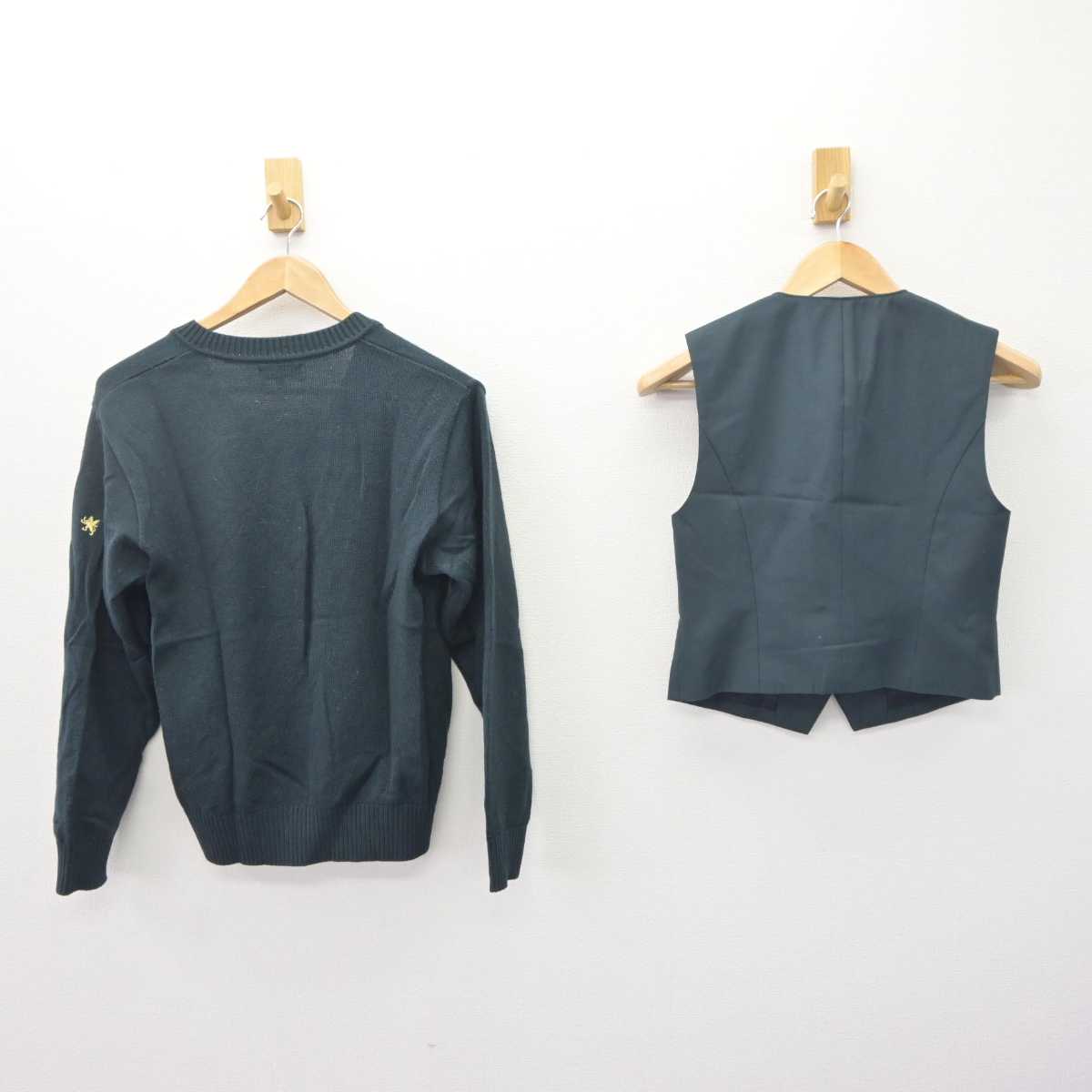 【中古】宮城県 仙台育英学園高等学校 女子制服 2点 (ベスト・ニット) sf066185