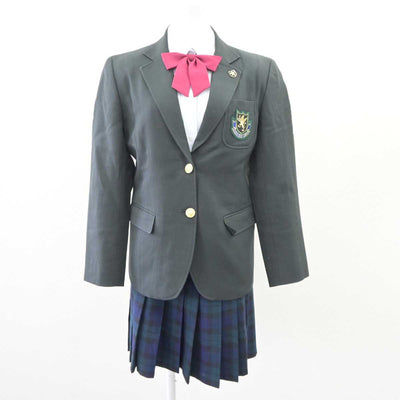 【中古】宮城県 仙台育英学園高等学校 女子制服 5点 (ブレザー・シャツ・スカート) sf066186