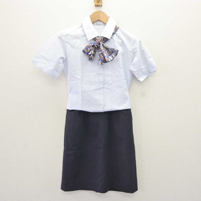 【中古】 事務服 女子制服 3点 (シャツ・スカート) sf066194