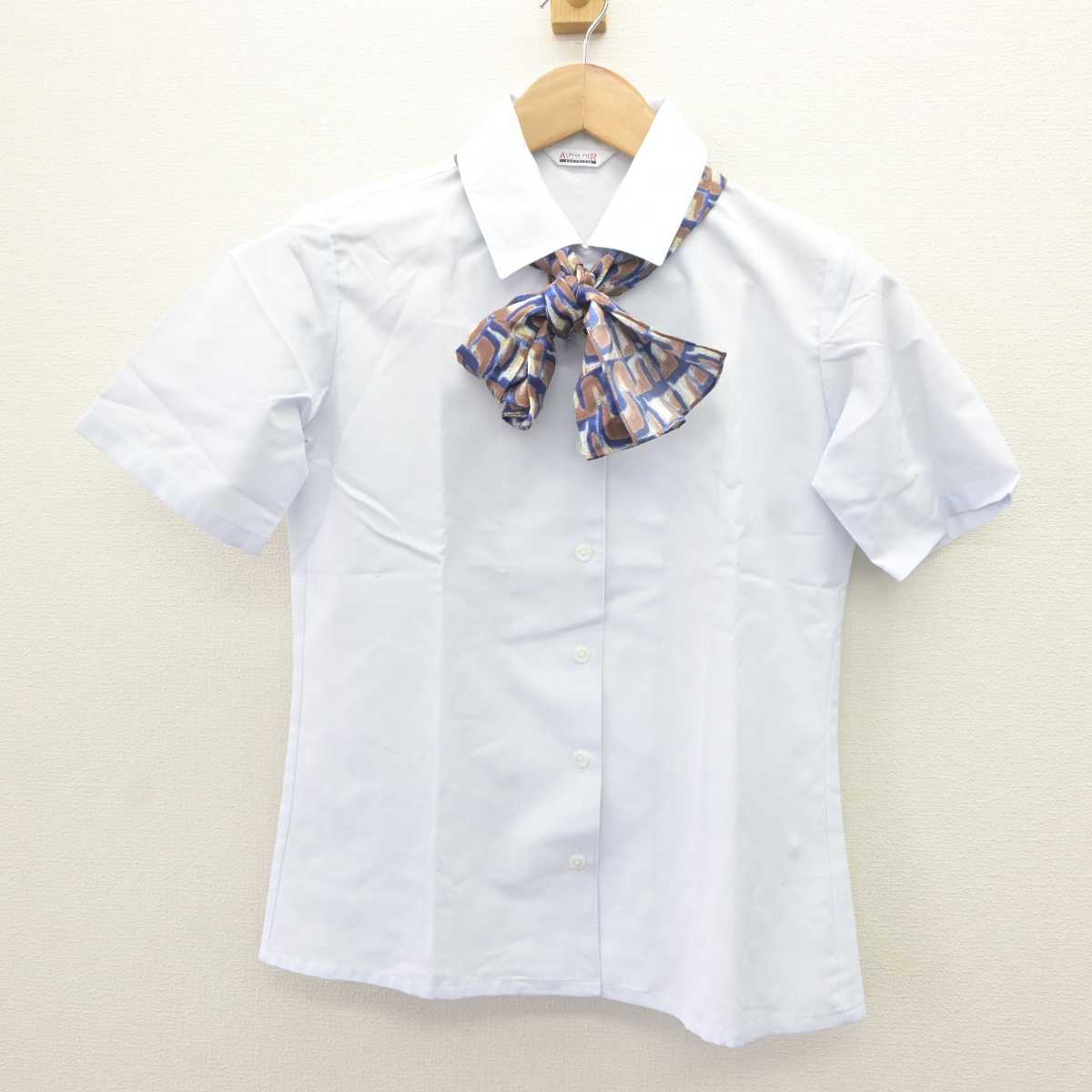 【中古】 事務服 女子制服 3点 (シャツ・スカート) sf066194