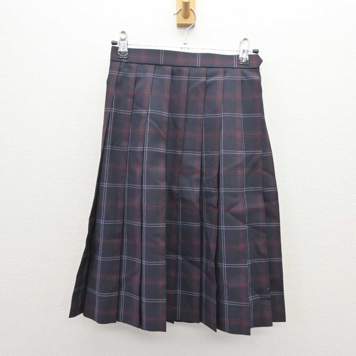 【中古】愛媛県 学校法人河原学園未来高等学校 女子制服 1点 (スカート) sf066200