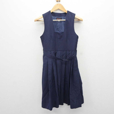 【中古】福岡県 苅田中学校 女子制服 3点 (セーラー服・ジャンパースカート) sf066206