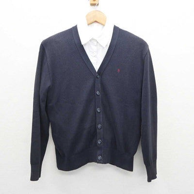 【中古】茨城県 常総学院高等学校 女子制服 2点 (ニット・ブラウス) sf066209