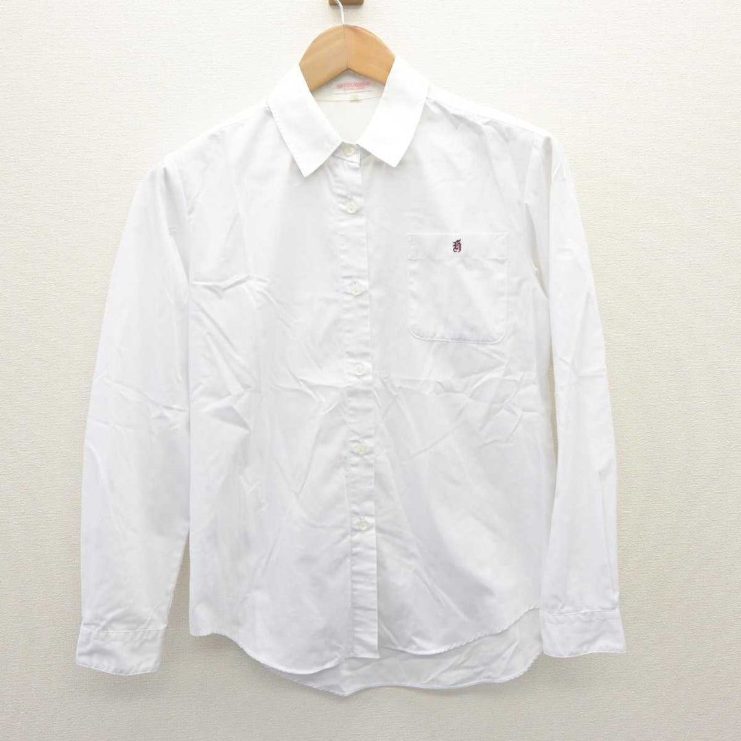 【コスプレ衣装】茨城県 常総学院高校 夏服の長袖ブラウス (サイズM)